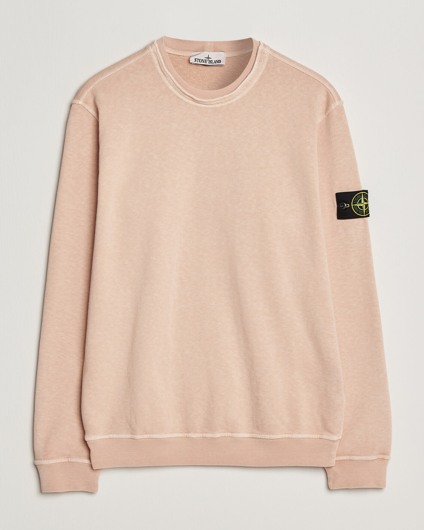 Mies | Puserot | Stone Island | Old Dyed Cotton Sweatshirt Plaster Pink