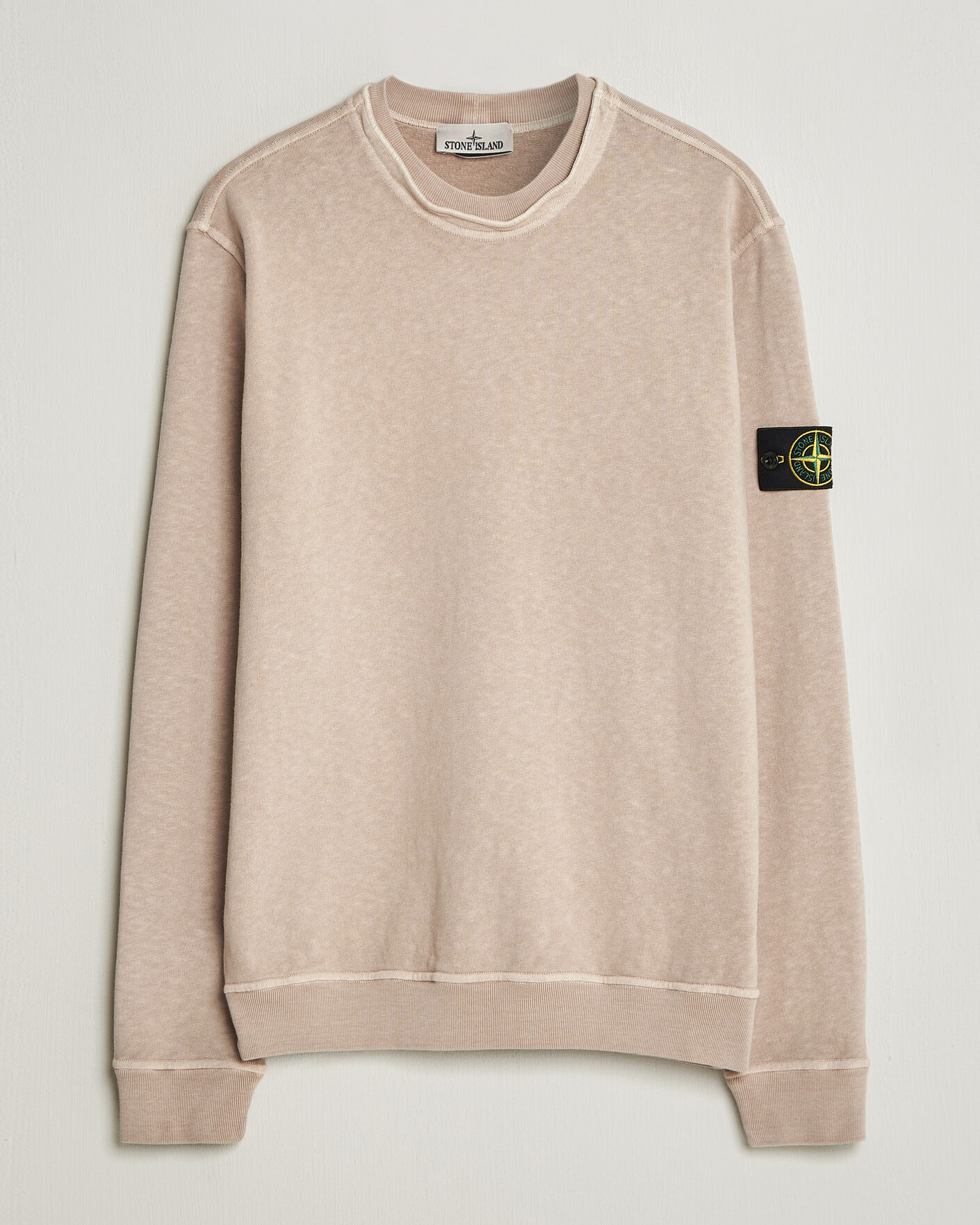 Mies | Puserot | Stone Island | Old Dyed Cotton Sweatshirt Desert