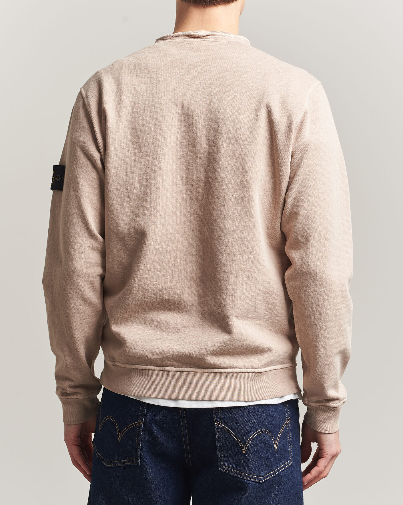 Mies | Puserot | Stone Island | Old Dyed Cotton Sweatshirt Desert