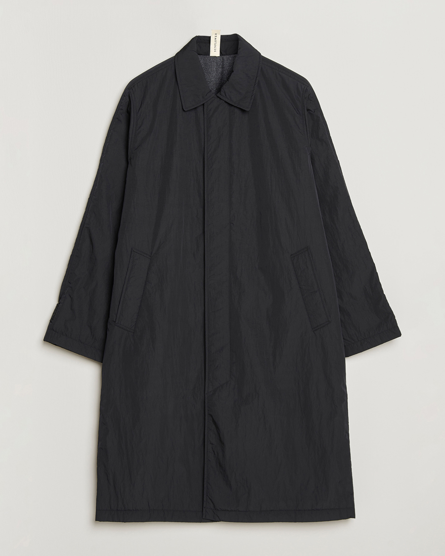Mies | Takit | Sunflower | Relaxed Nylon Coat Black