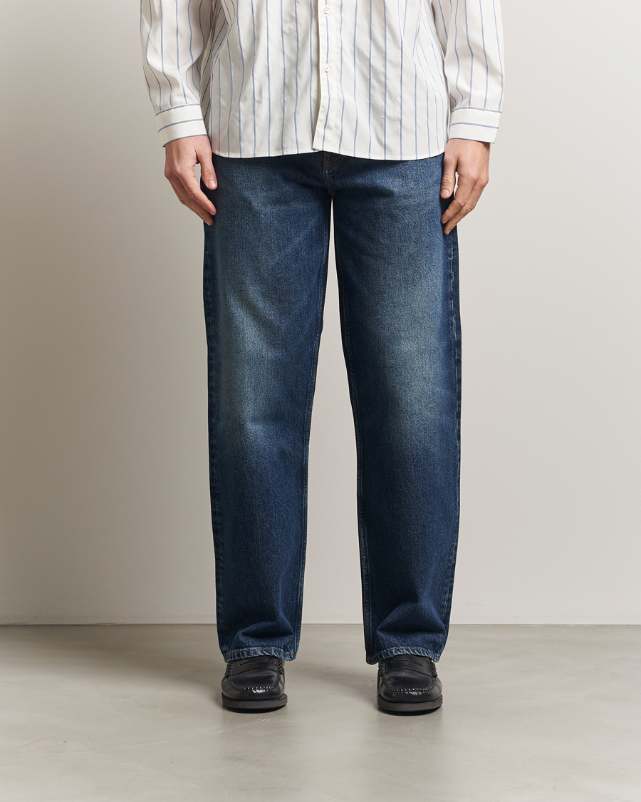 Mies | Kauluspaidat | Sunflower | Loose Jeans Dark Blue Worn