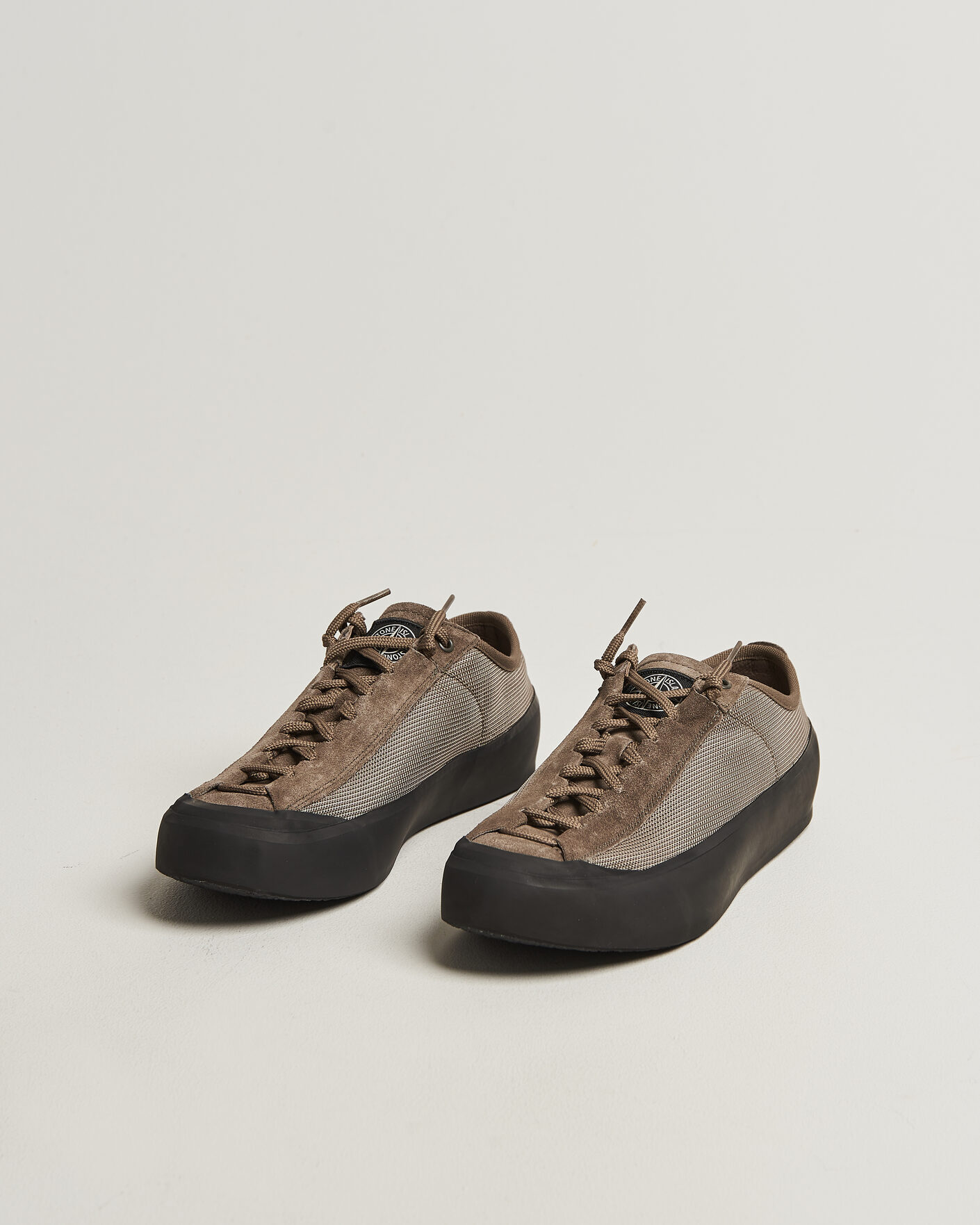 Mies | Tennarit | Stone Island | Low Top Sneakers Ash Brown