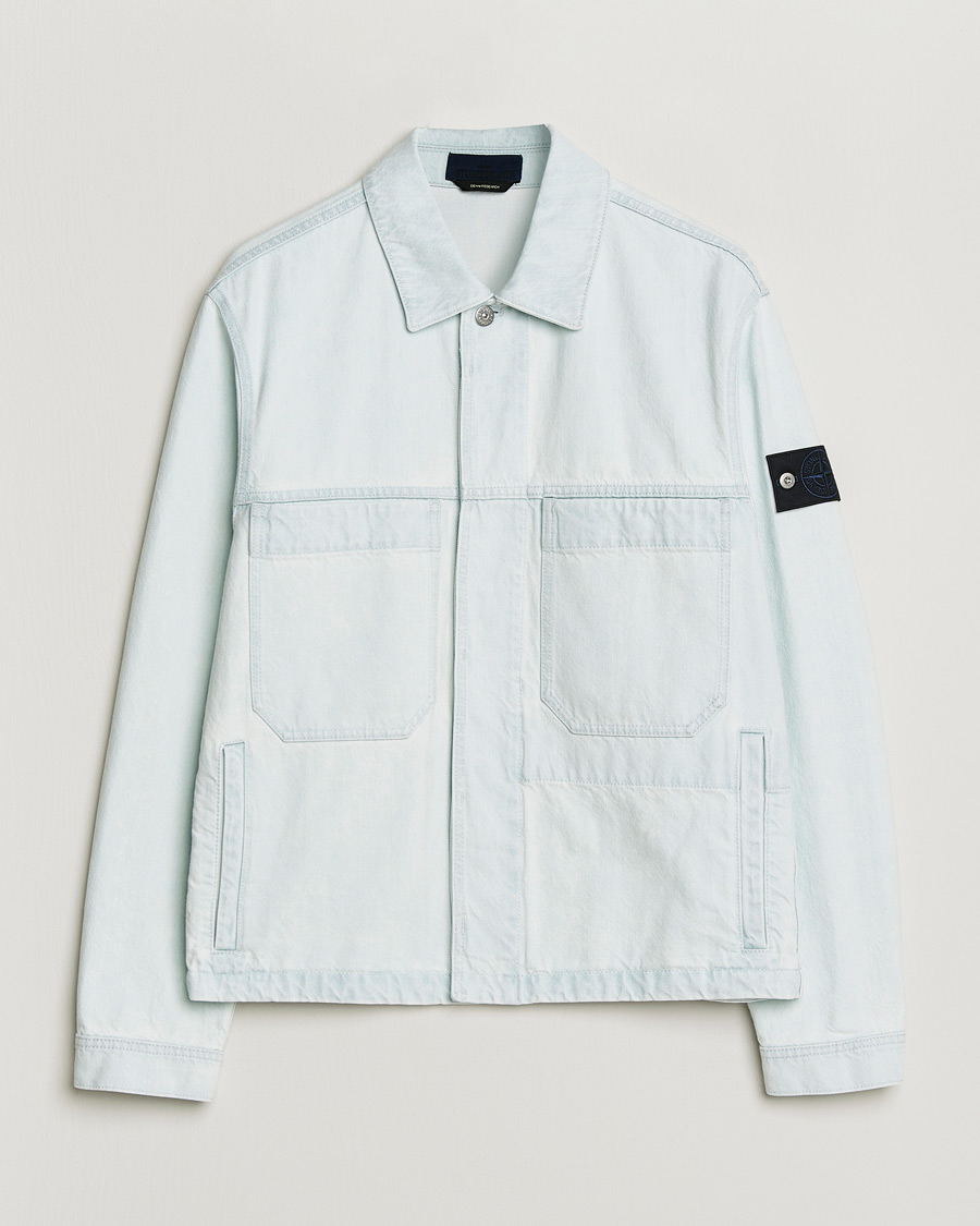 Mies | Takit | Stone Island | Denim Jacket Ultra Bleached