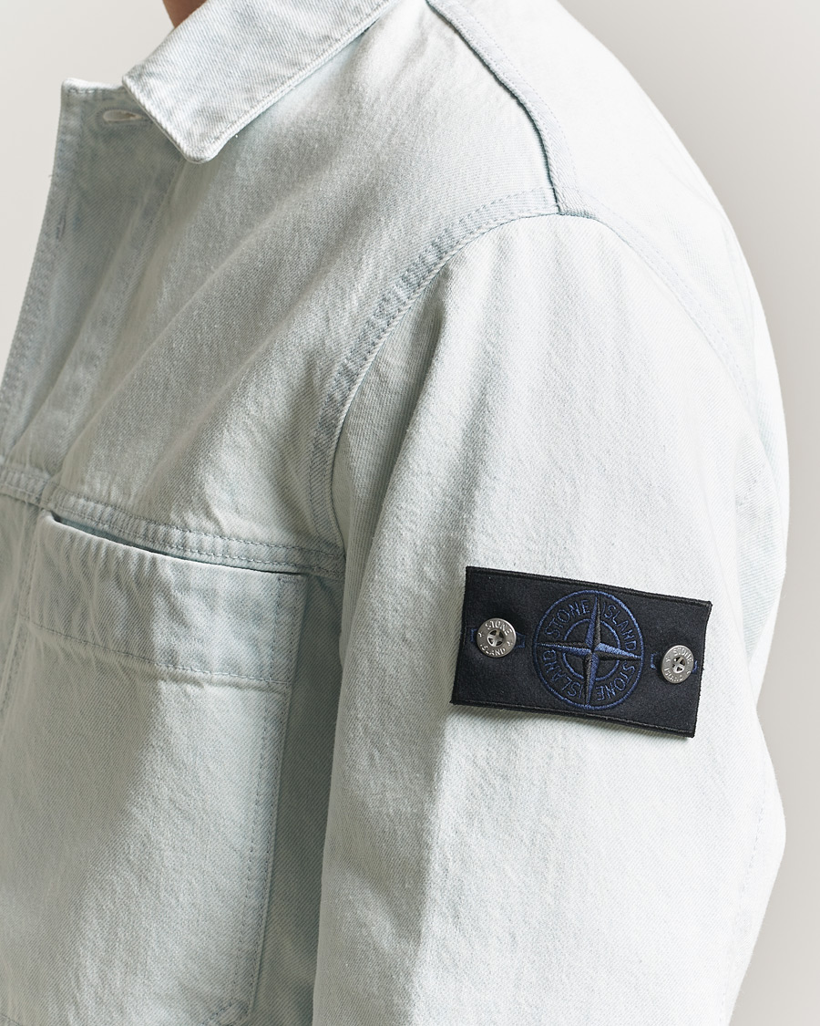 Mies | Takit | Stone Island | Denim Jacket Ultra Bleached