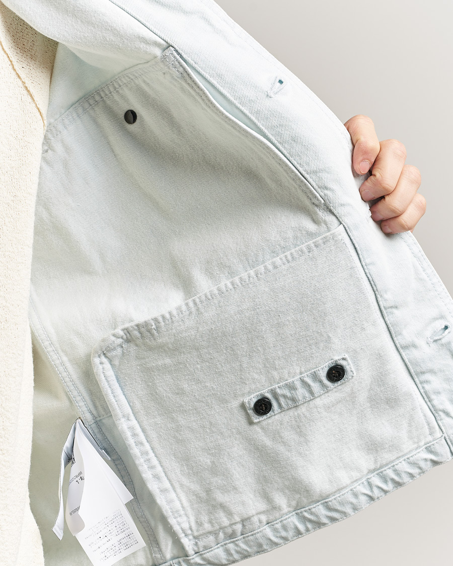 Mies | Takit | Stone Island | Denim Jacket Ultra Bleached