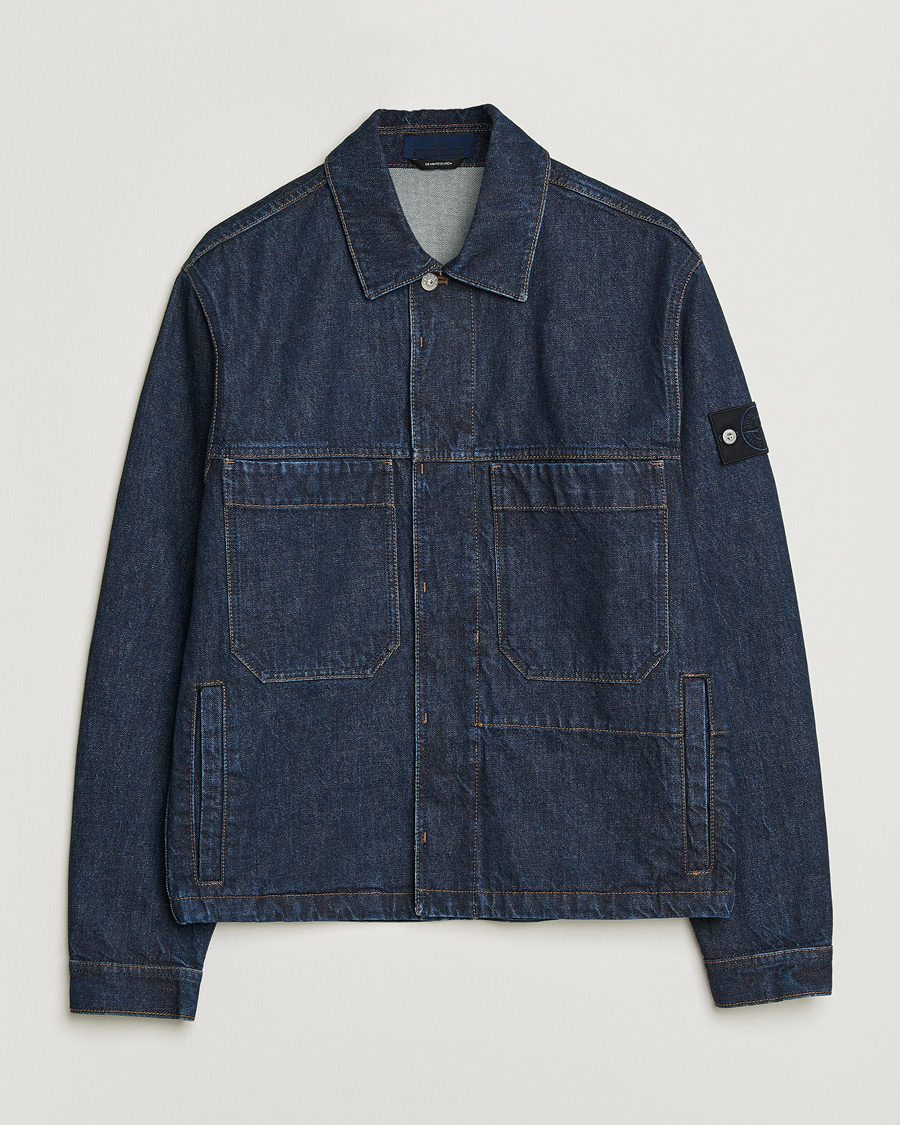 Mies | Takit | Stone Island | Denim Jacket Blue Rinse