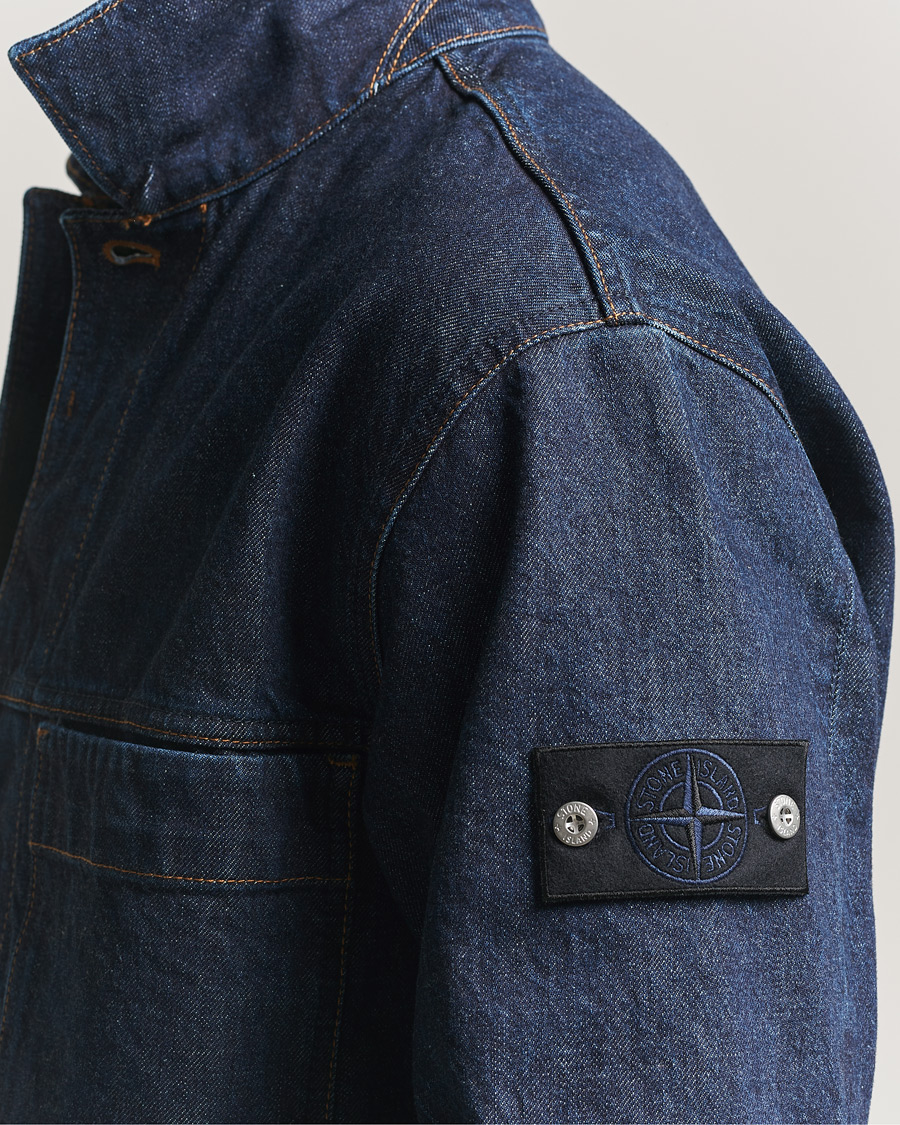 Mies | Takit | Stone Island | Denim Jacket Blue Rinse