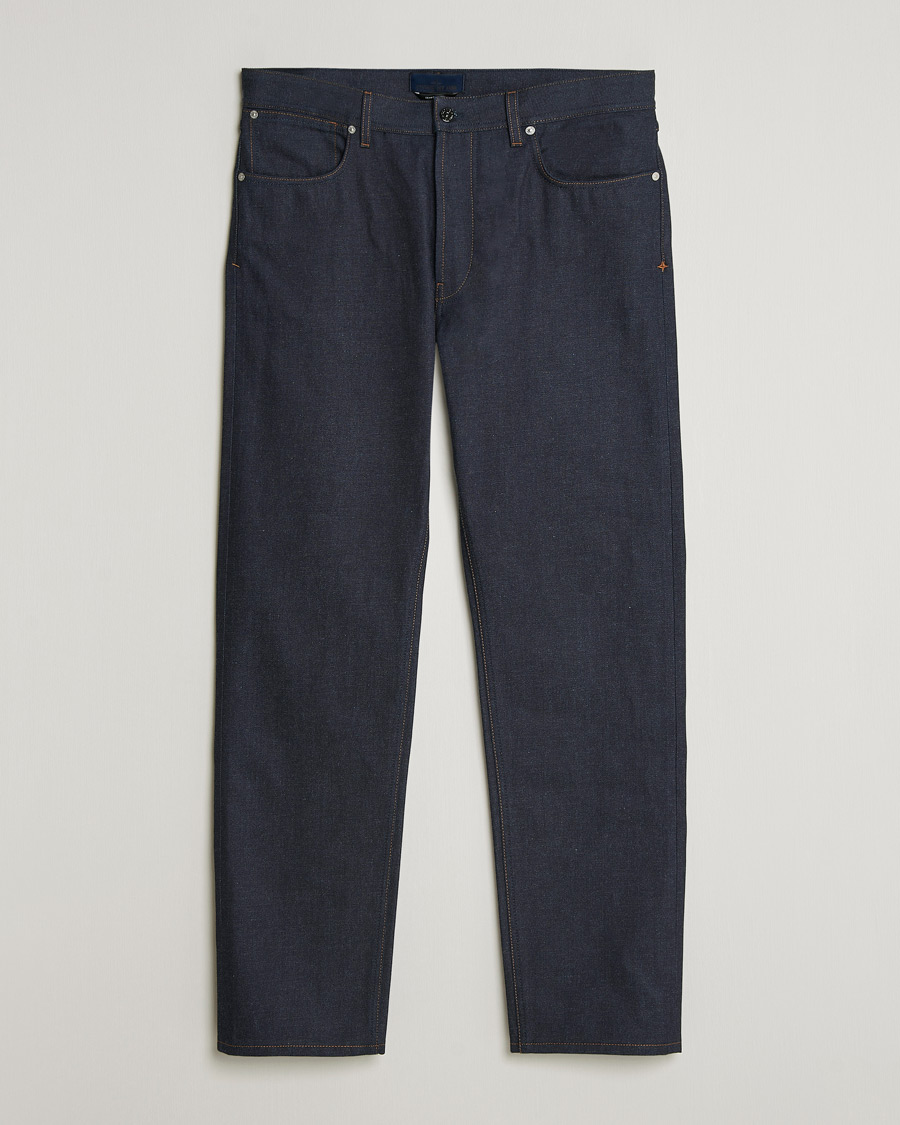Mies | Farkut | Stone Island | Straight Fit Raw Denim Jeans Blue