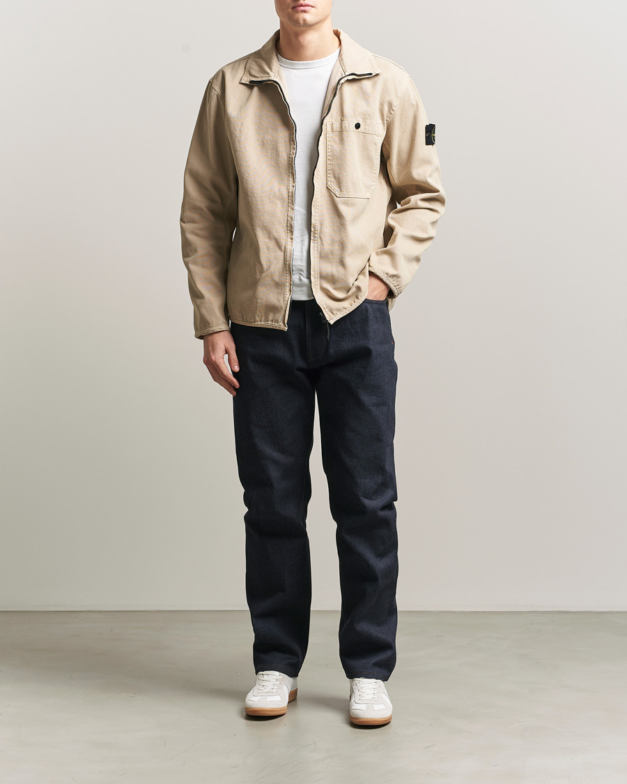 Mies | Farkut | Stone Island | Straight Fit Raw Denim Jeans Blue