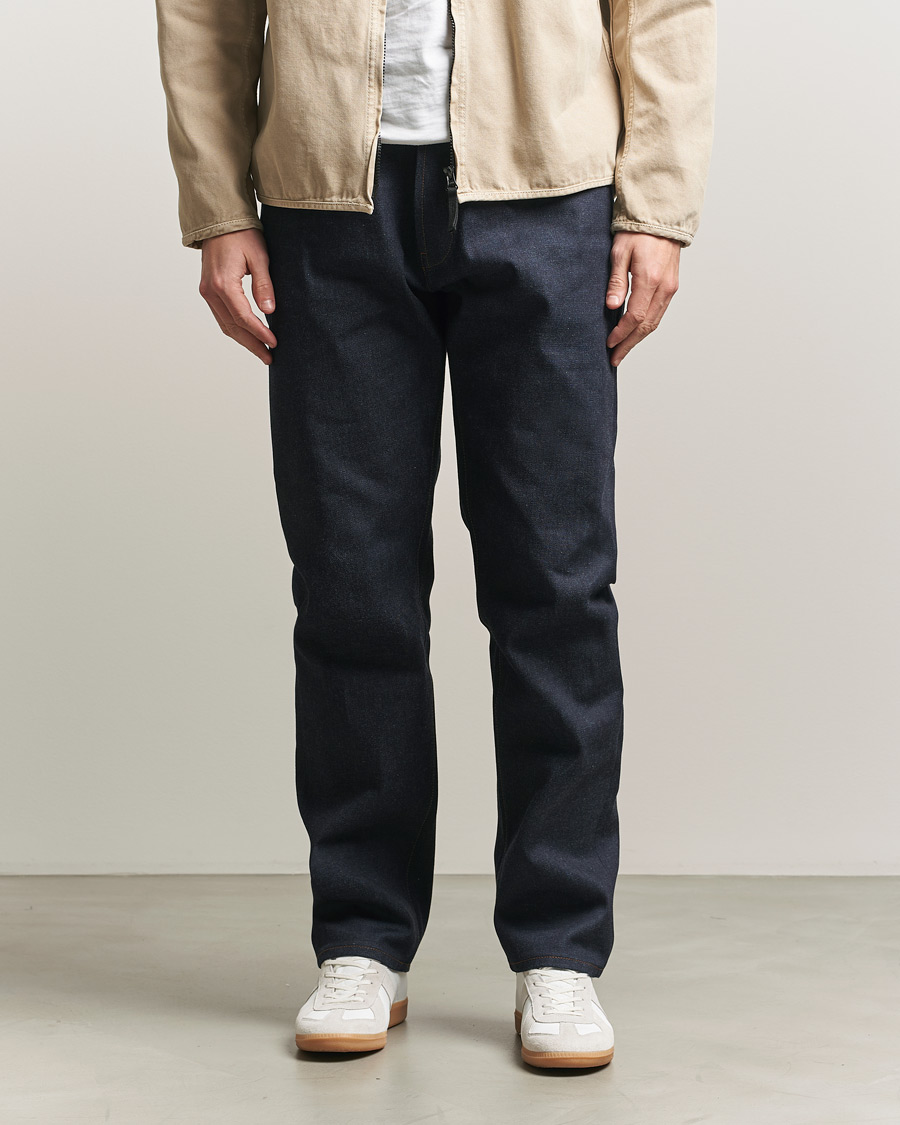Mies | Farkut | Stone Island | Straight Fit Raw Denim Jeans Blue