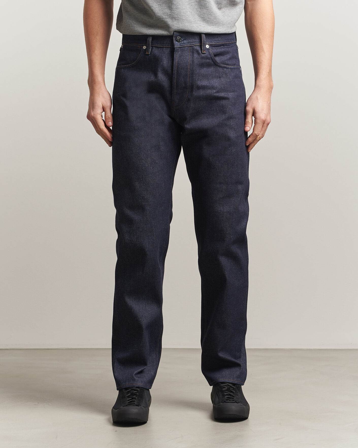 Mies | Housut | Stone Island | Straight Fit Jeans Blue Raw