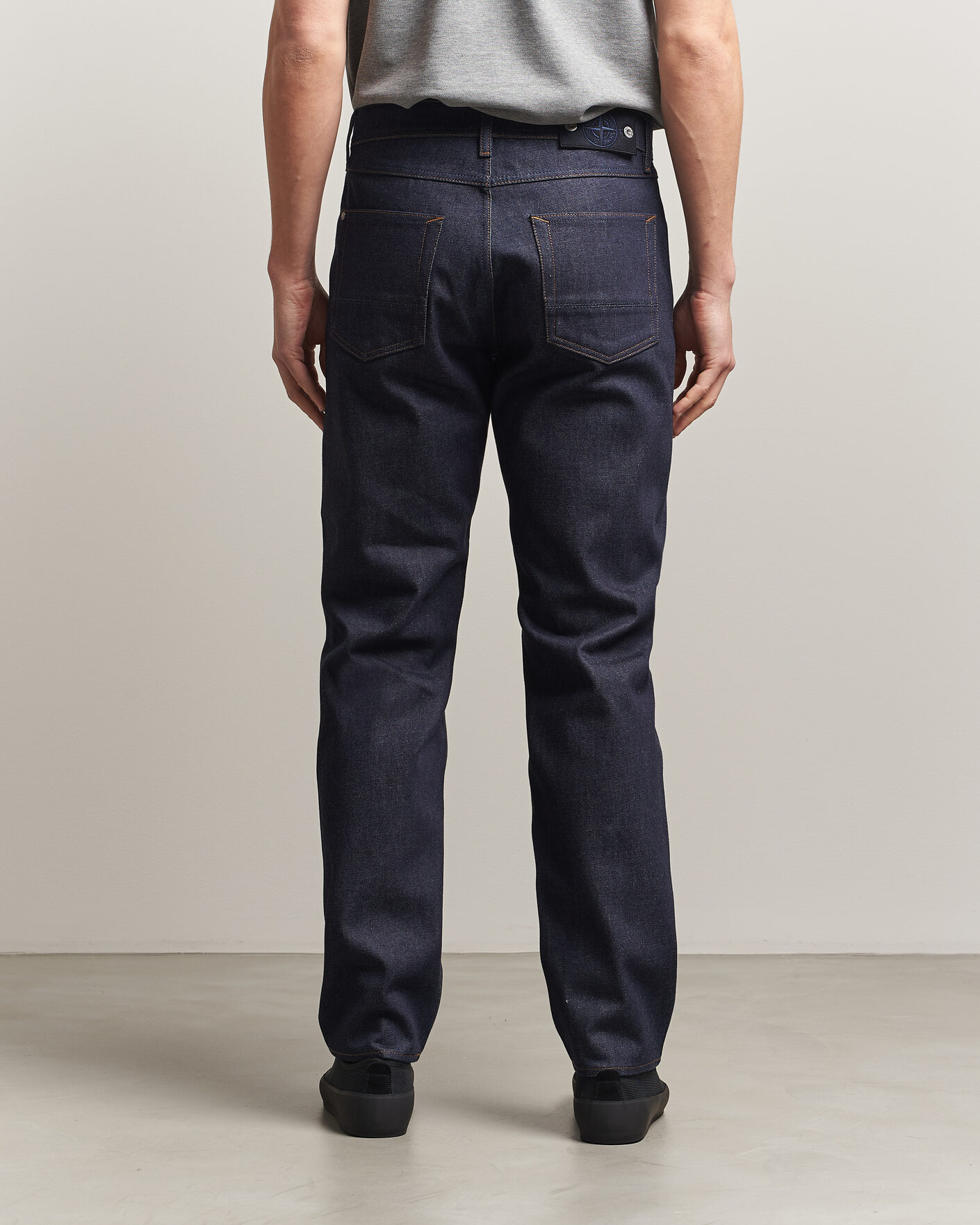 Mies | Housut | Stone Island | Straight Fit Jeans Blue Raw