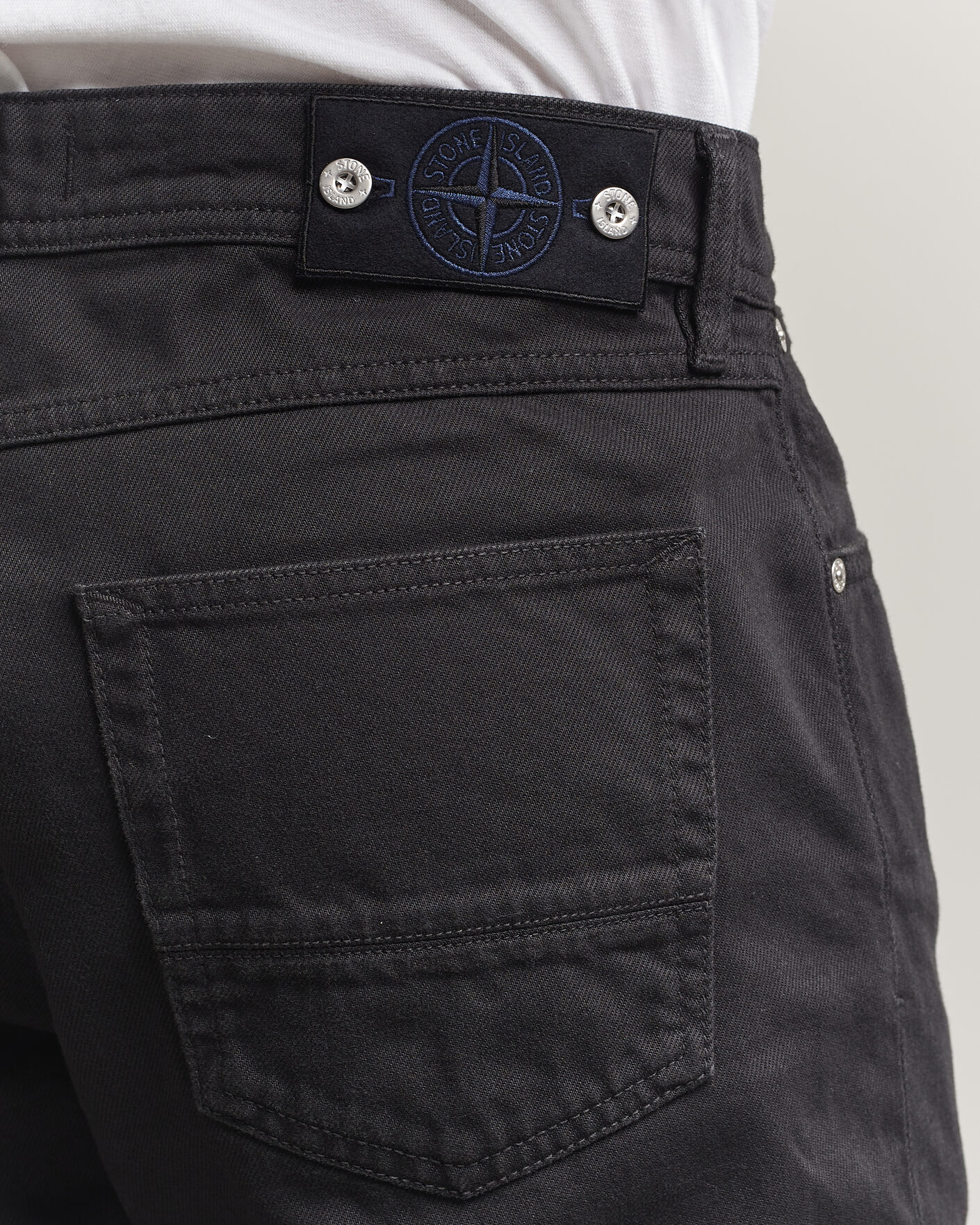 Mies | Housut | Stone Island | Straight Fit Denim Jeans Black