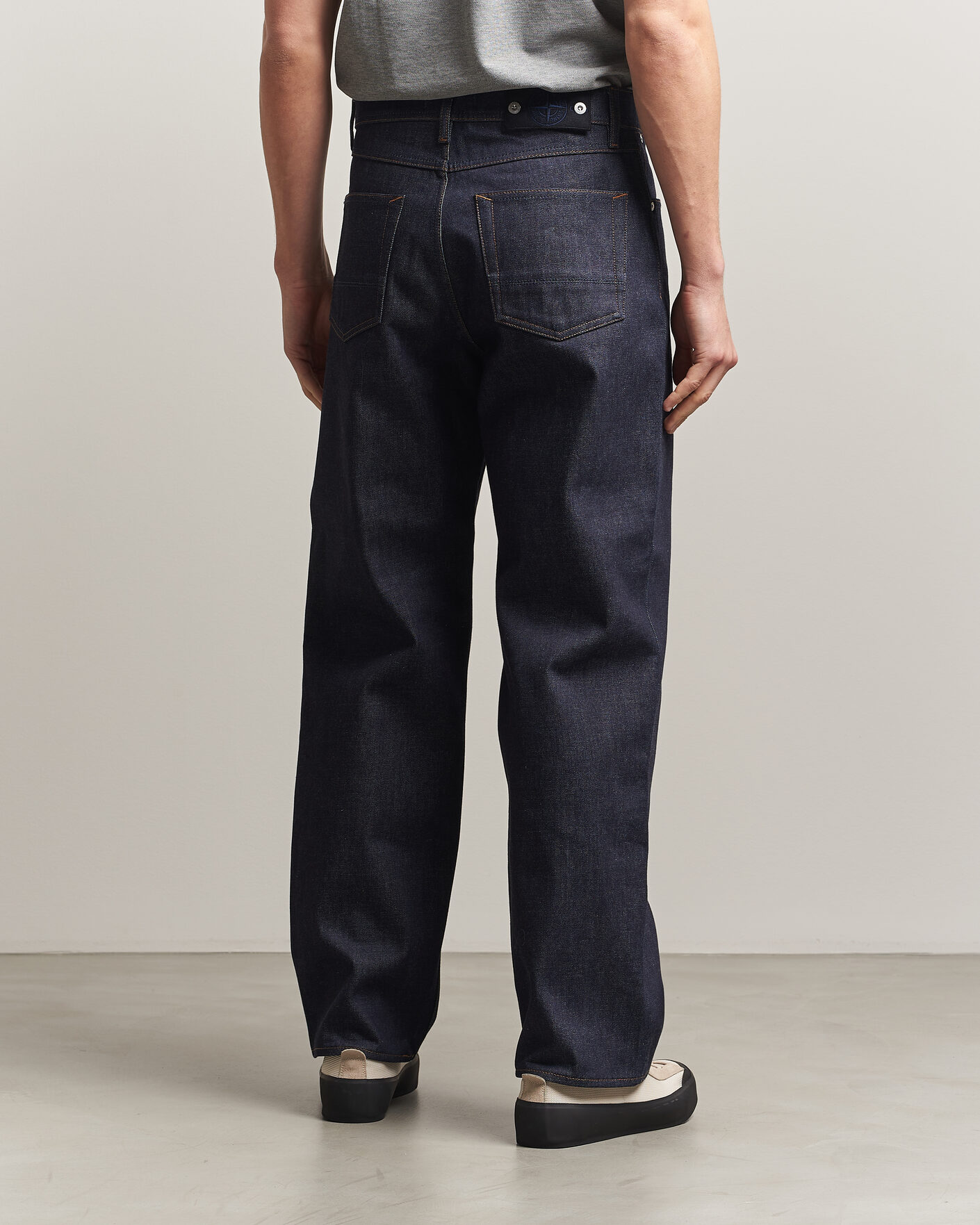 Mies | Farkut | Stone Island | Loose Fit Denim Jeans Blue Raw