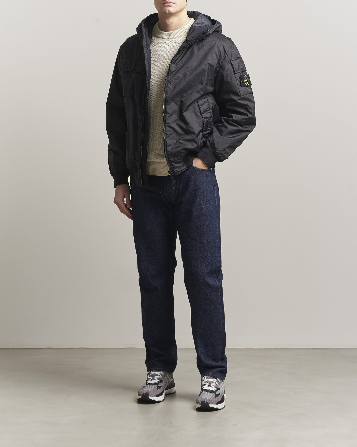 Mies | Farkut | Stone Island | Straight Fit Denim Jeans Blue Rinse