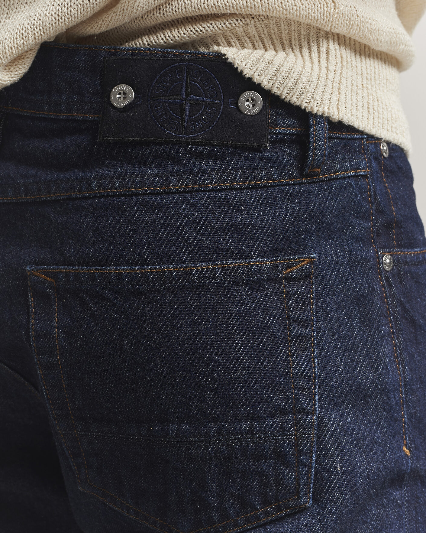 Mies | Farkut | Stone Island | Straight Fit Denim Jeans Blue Rinse