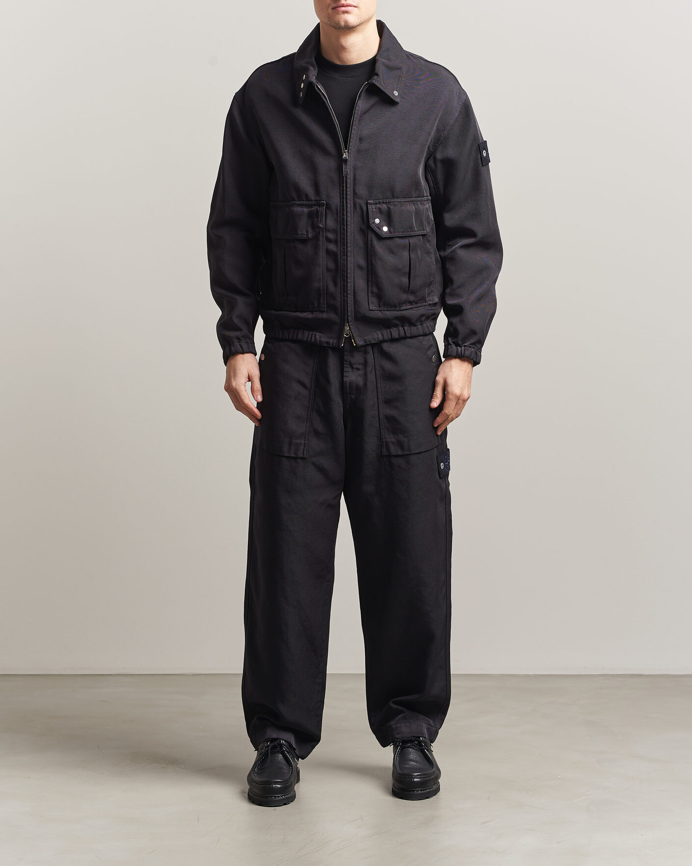 Mies | Housut | Stone Island | Workwear Trousers Navy Blue
