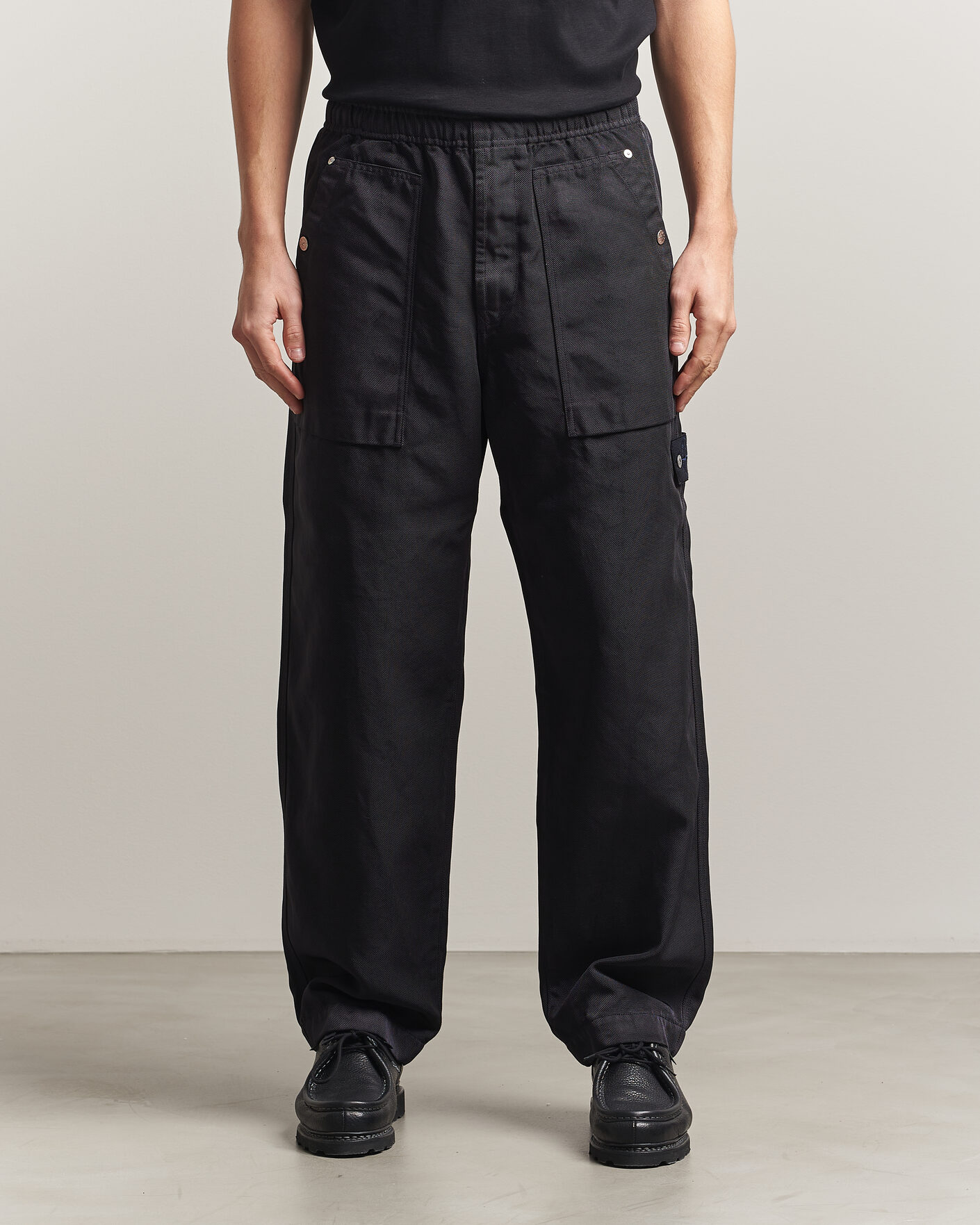 Mies | Housut | Stone Island | Workwear Trousers Navy Blue