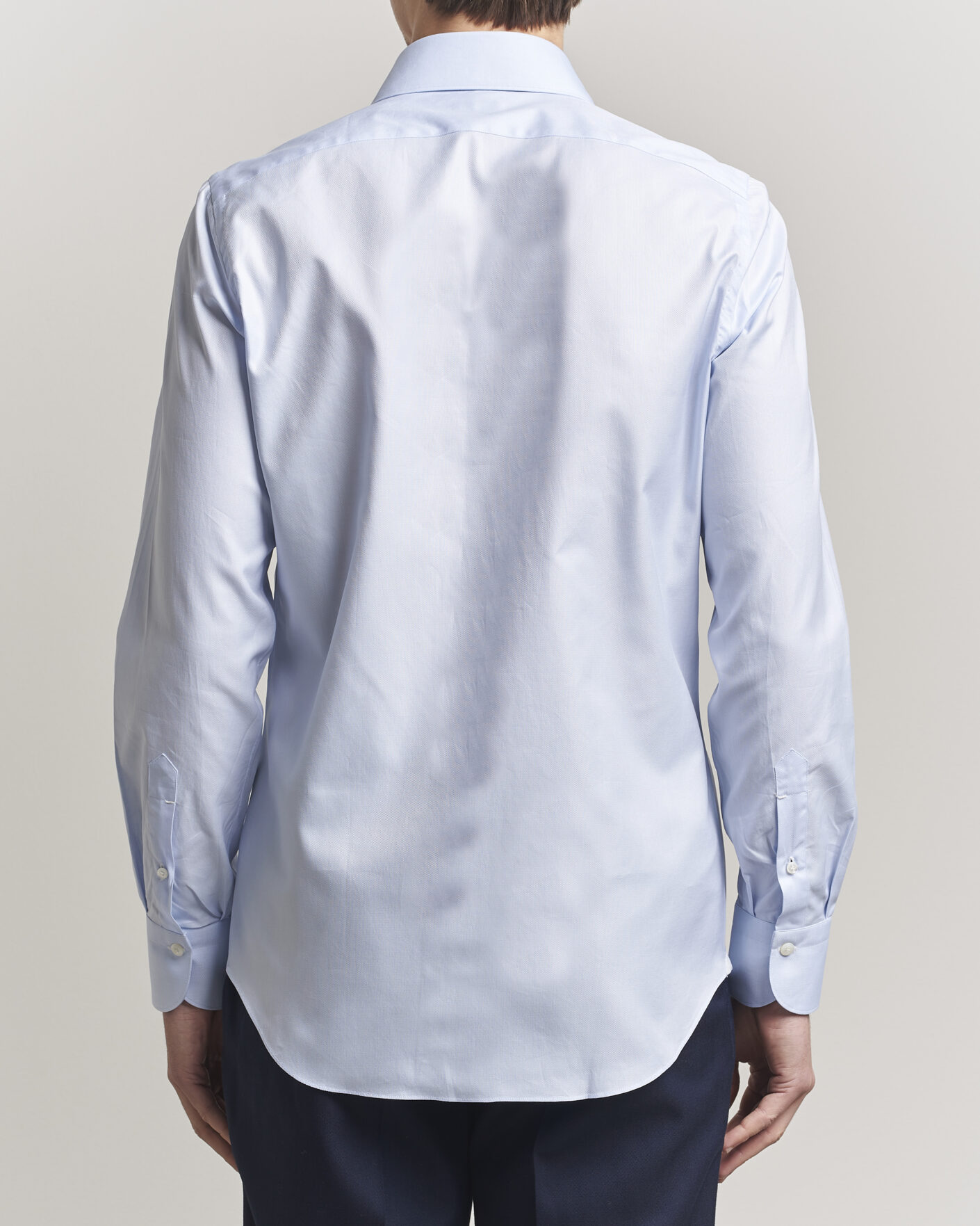 Mies | Kauluspaidat | Finamore Napoli | Milano Slim Royal Oxford Dress Shirt Light Blue