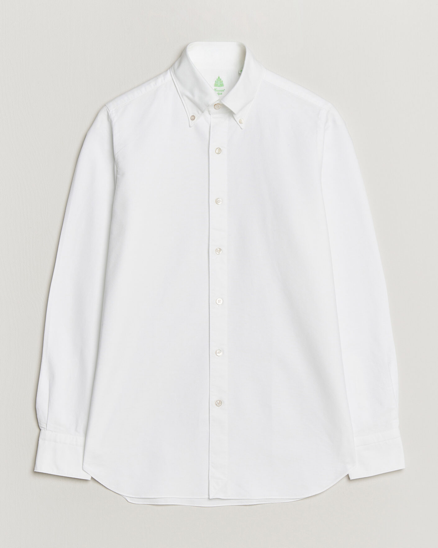 Mies | Kauluspaidat | Finamore Napoli | Gaeta Oxford Button Down Shirt White