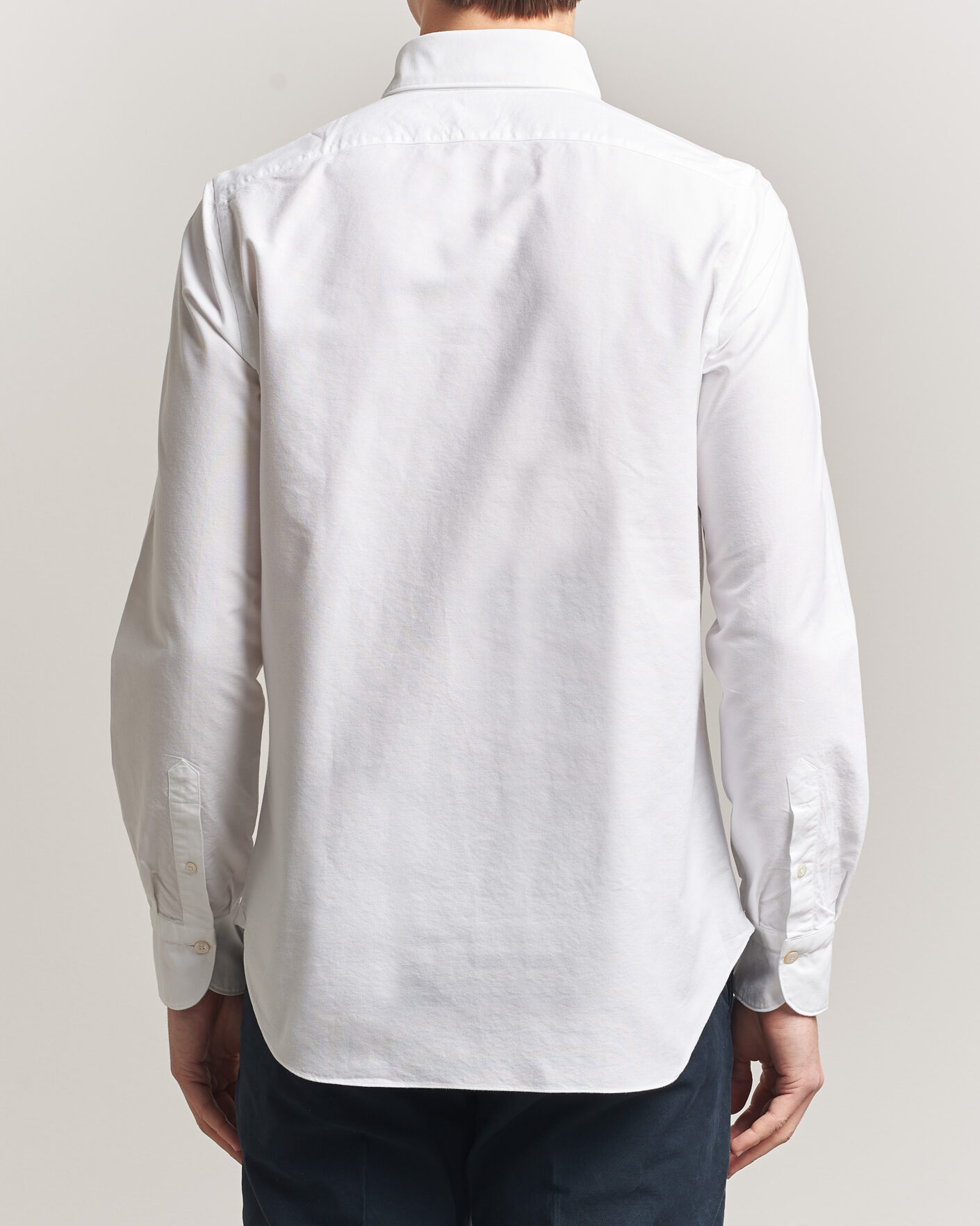 Mies | Kauluspaidat | Finamore Napoli | Gaeta Oxford Button Down Shirt White