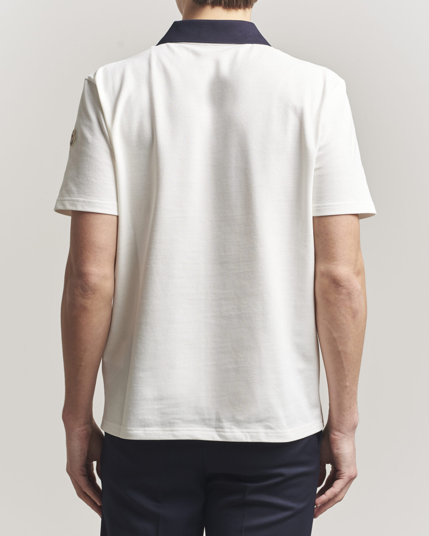 Mies | Pikeet | Moncler | Signature Logo Polo Off White