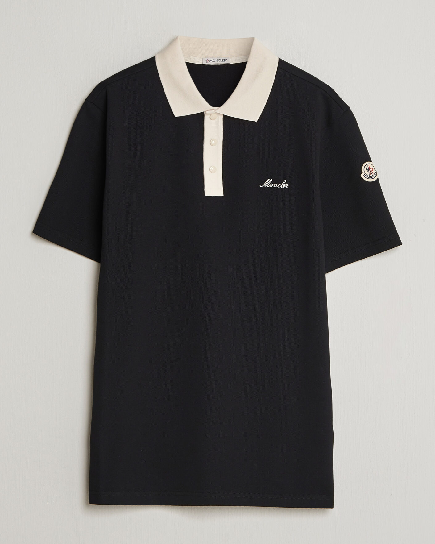 Mies | Pikeet | Moncler | Signature Logo Polo Black
