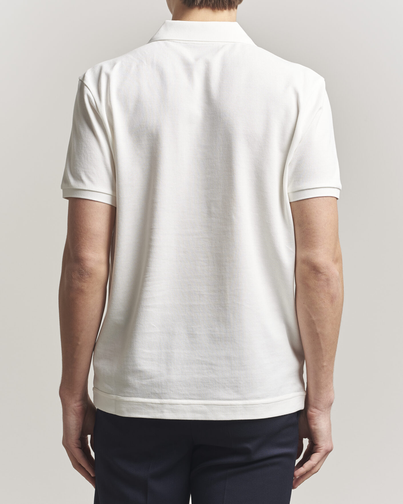 Mies | Pikeet | Moncler | Luxury Logo Polo Off White