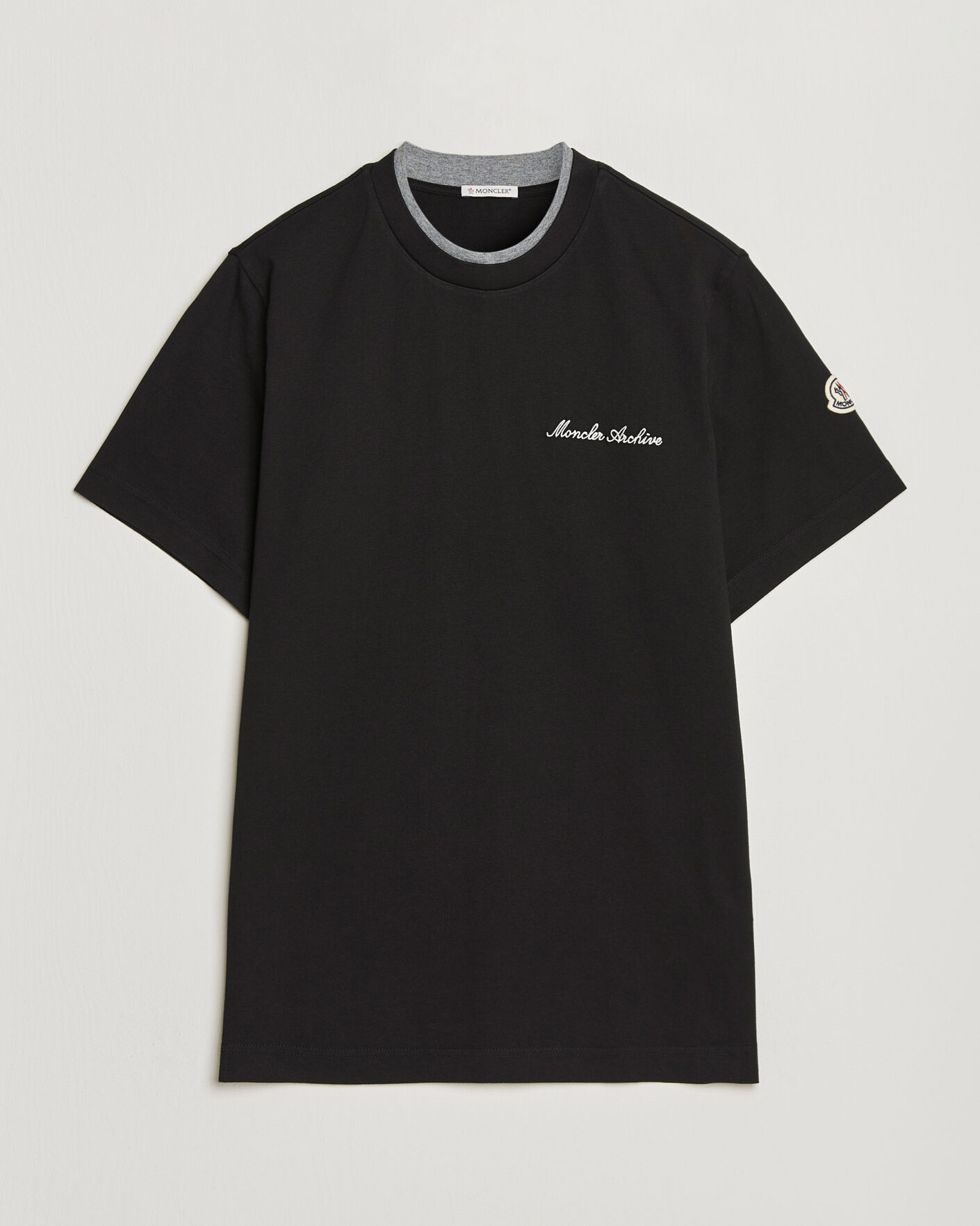 Mies | T-paidat | Moncler | Signature Logo T-Shirt Black