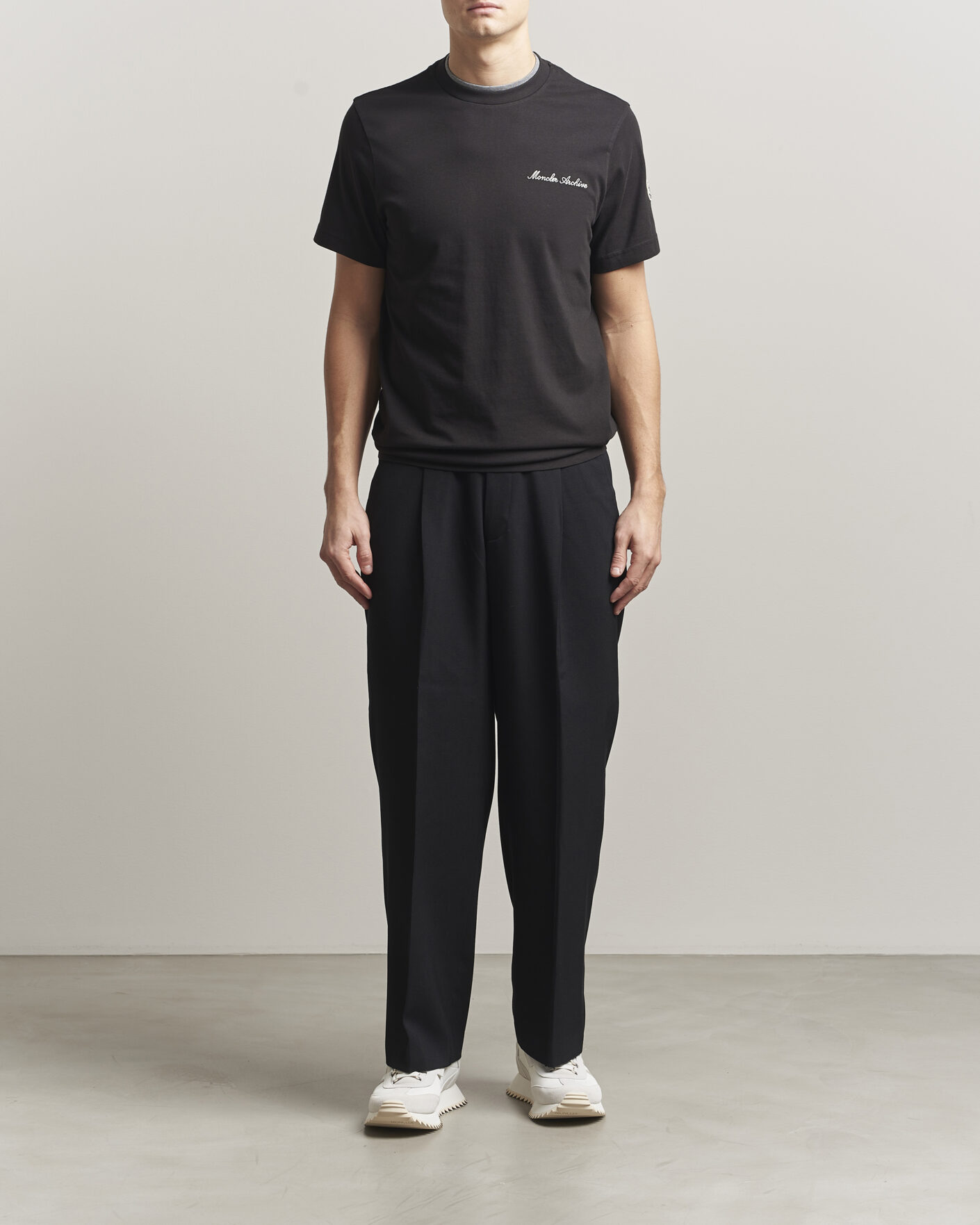 Mies | T-paidat | Moncler | Signature Logo T-Shirt Black