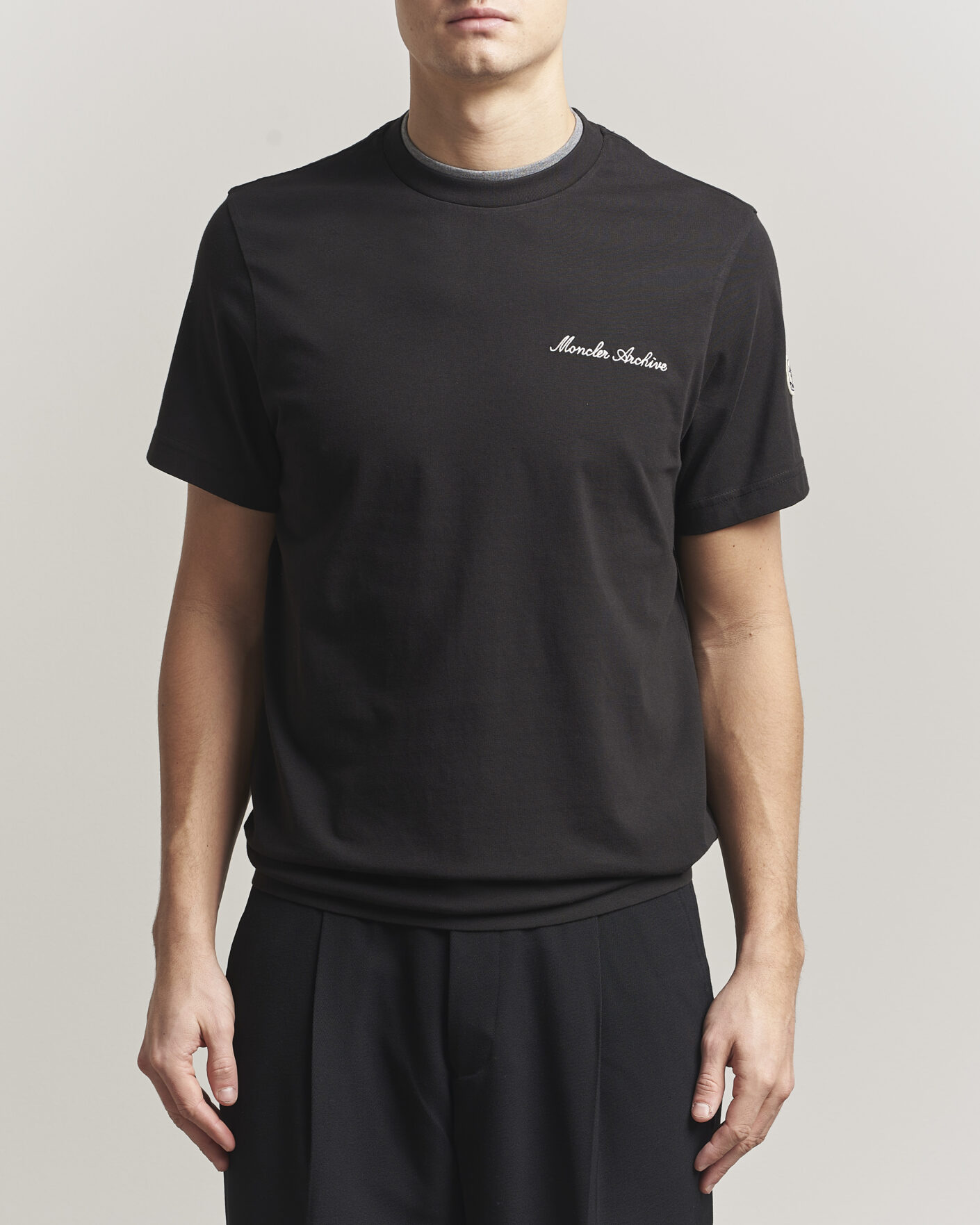 Mies | T-paidat | Moncler | Signature Logo T-Shirt Black