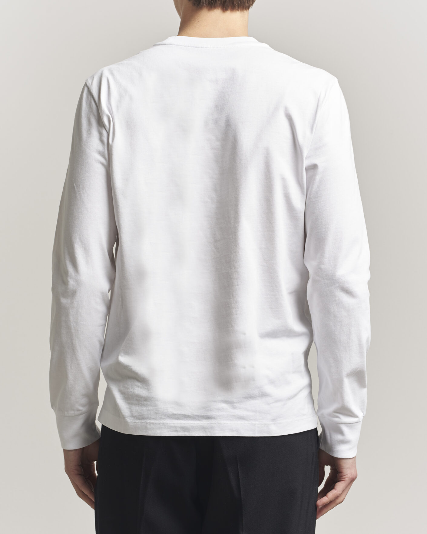 Mies | T-paidat | Moncler | Lettering Logo Long Sleeve T-Shirt White