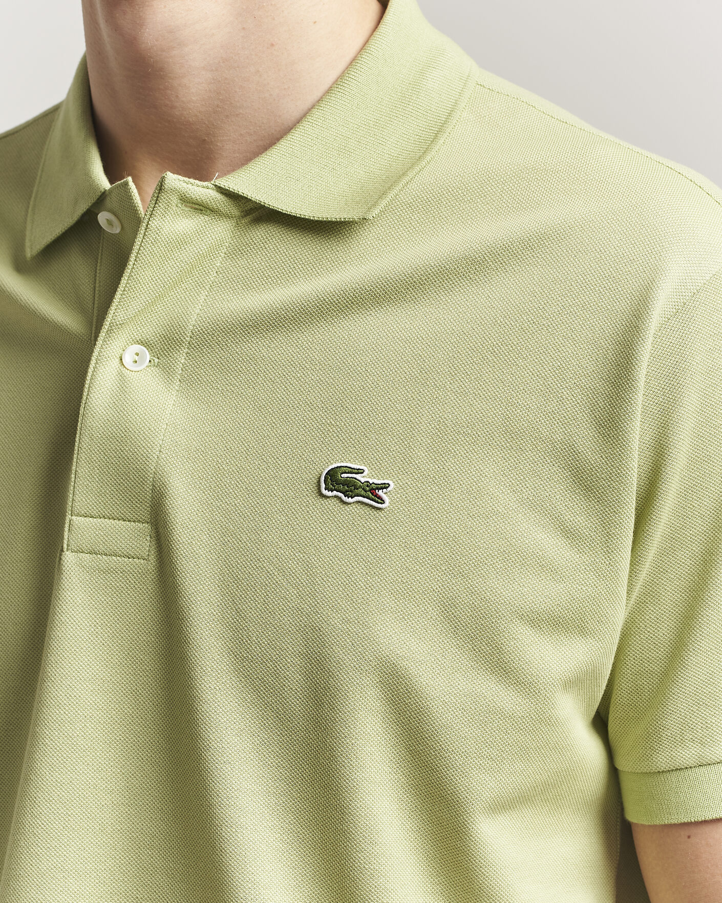 Mies | Pikeet | Lacoste | Original Polo Piké Birch Green