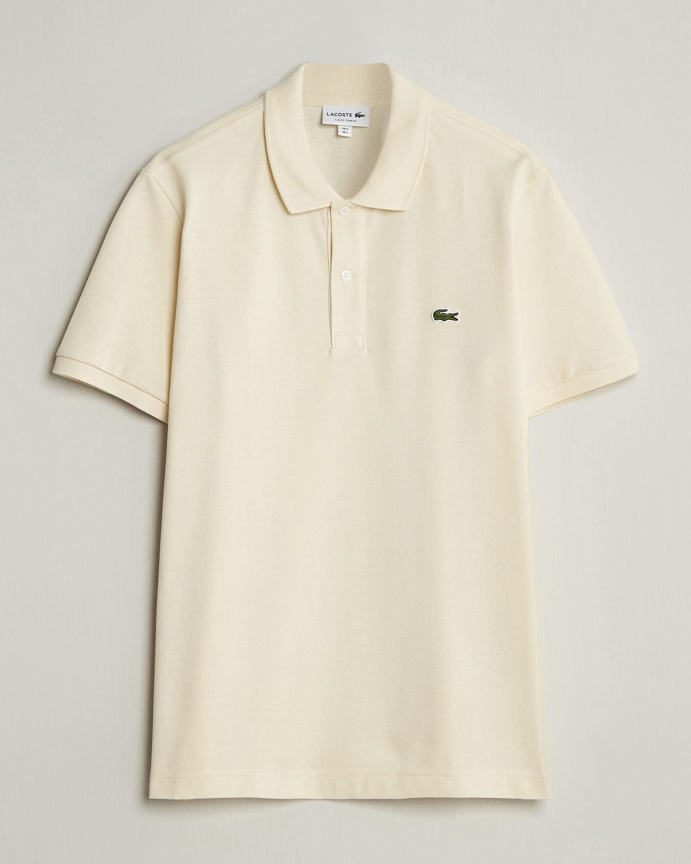 Mies | Pikeet | Lacoste | Slim Fit Polo Piké Naturel Clair