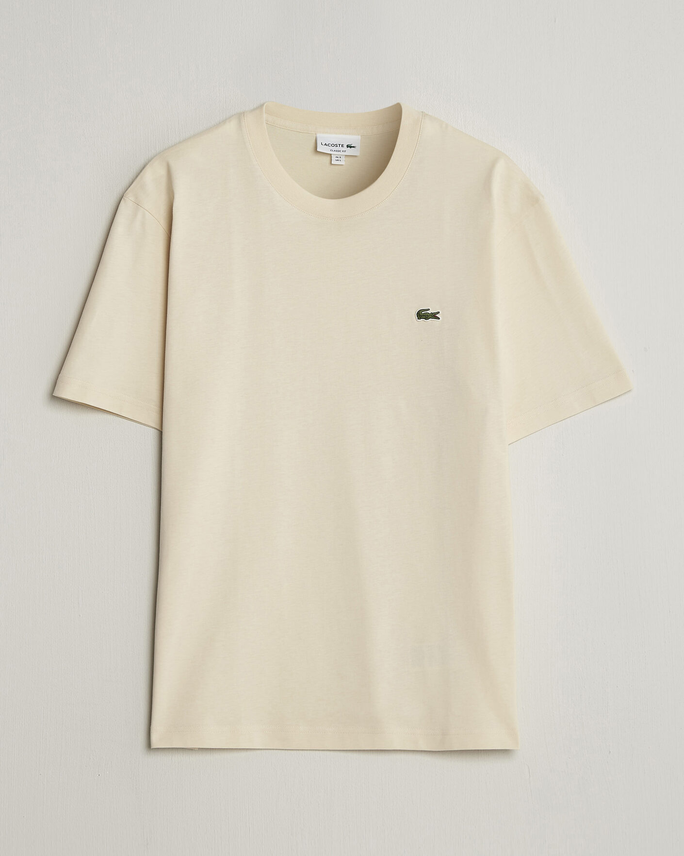 Mies | T-paidat | Lacoste | Crew Neck T-Shirt Naturel Clair