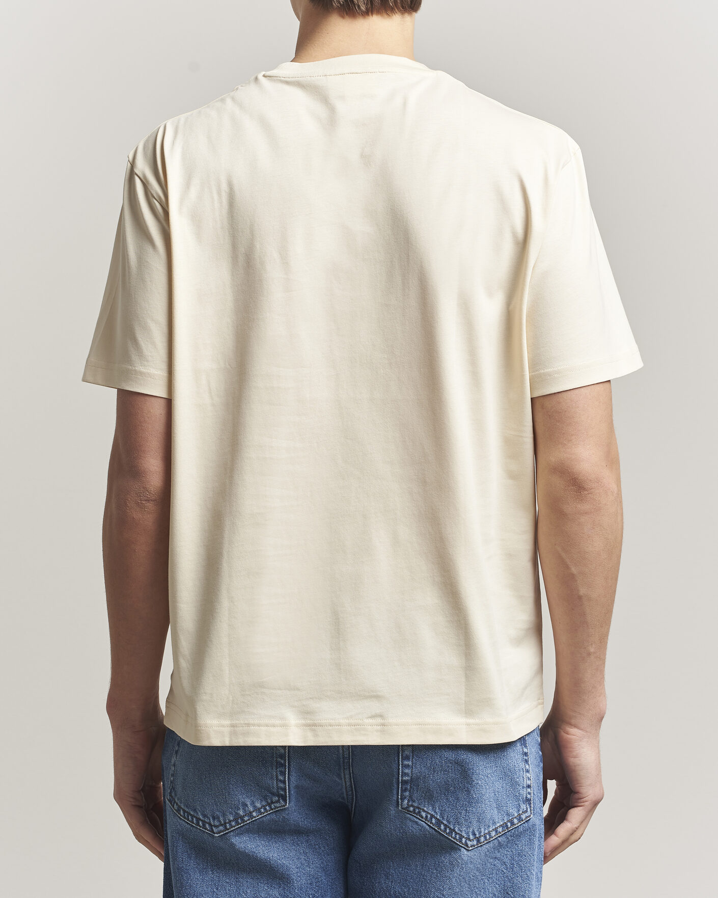 Mies | T-paidat | Lacoste | Crew Neck T-Shirt Naturel Clair