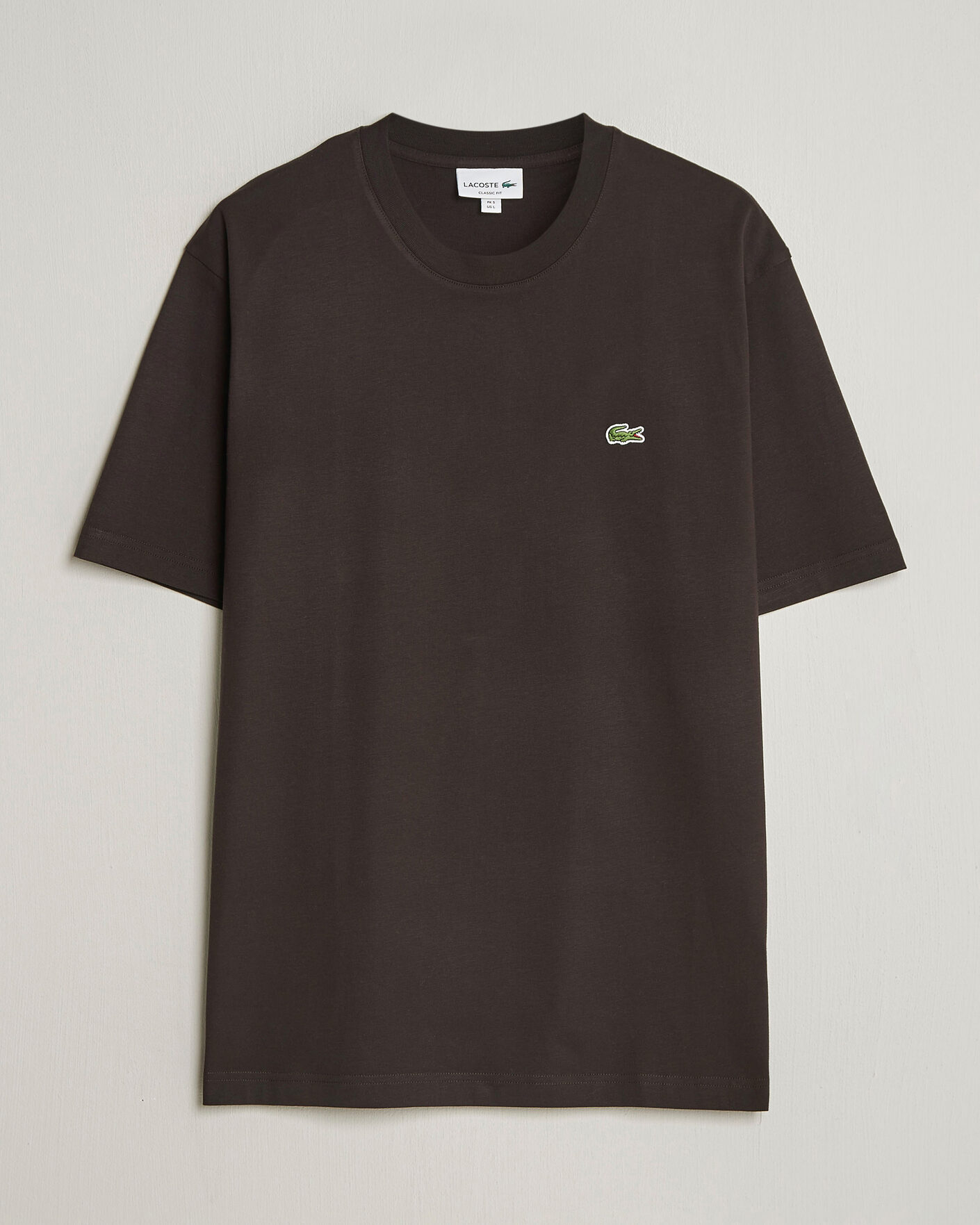 Mies | T-paidat | Lacoste | Crew Neck T-Shirt Buffle Brown
