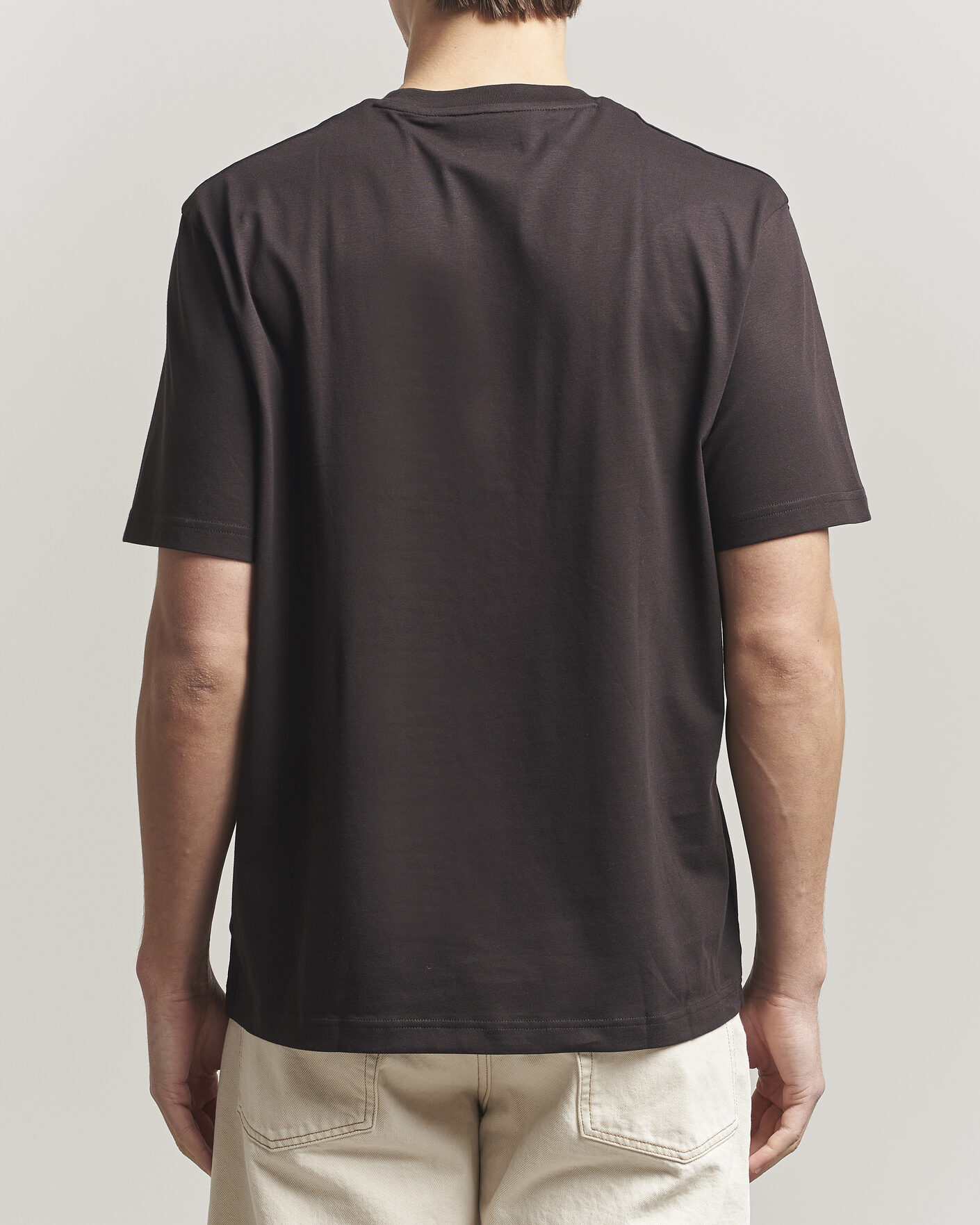 Mies | T-paidat | Lacoste | Crew Neck T-Shirt Buffle Brown
