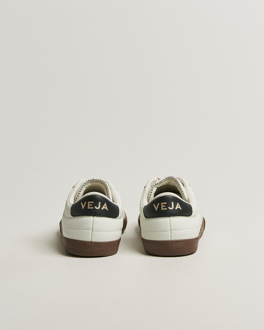 Mies | Tennarit | Veja | Panenka Leather Sneaker White/Black Bark