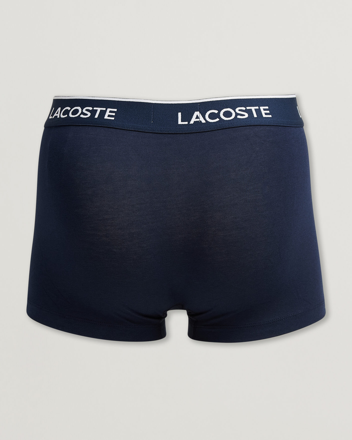 Mies | Alusvaatteet | Lacoste | 3-Pack Stretch Cotton Trunks Navy Blue