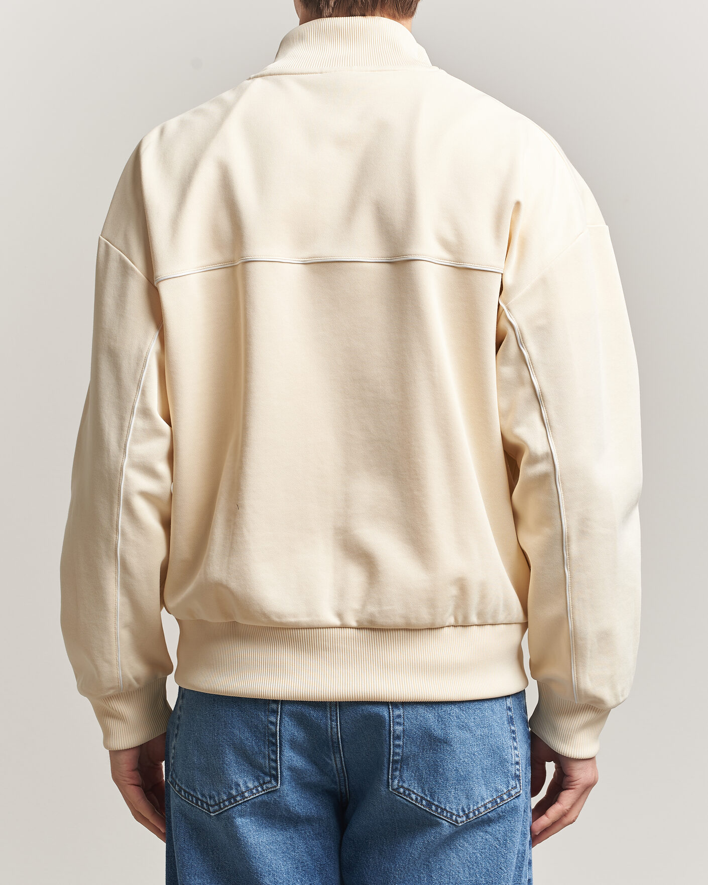 Mies | Puserot | Lacoste | Piqué Track Jacket Naturel Clair