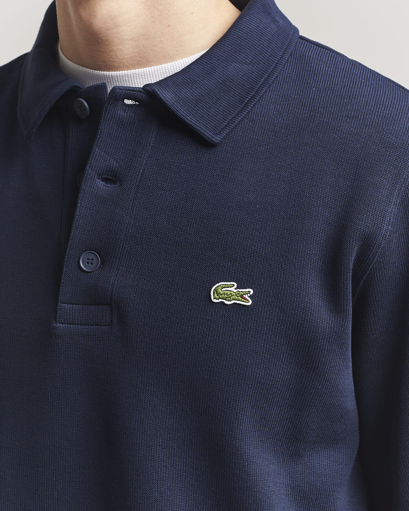 Mies | Puserot | Lacoste | Polo Sweater Navy Blue