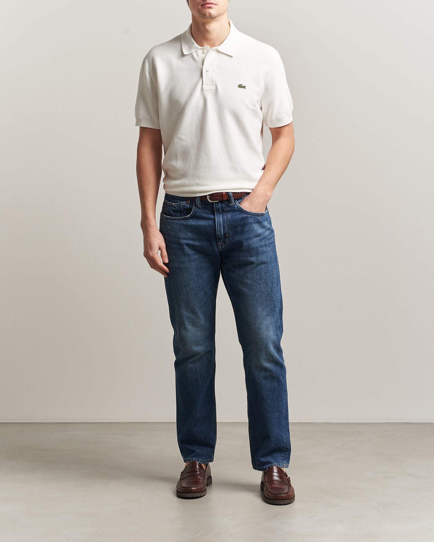 Mies | Pikeet | Lacoste | Cotton Knitted Polo Flour