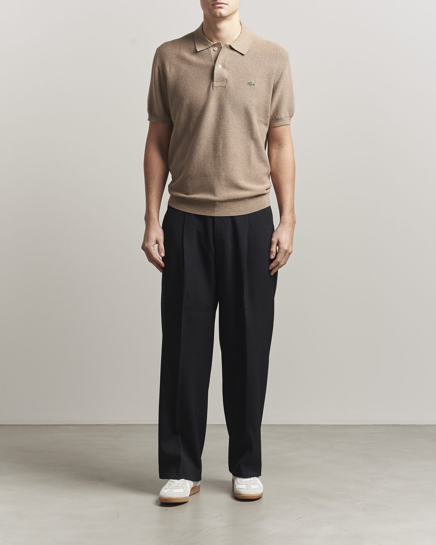 Mies | Pikeet | Lacoste | Cotton Knitted Polo Viennois Heather