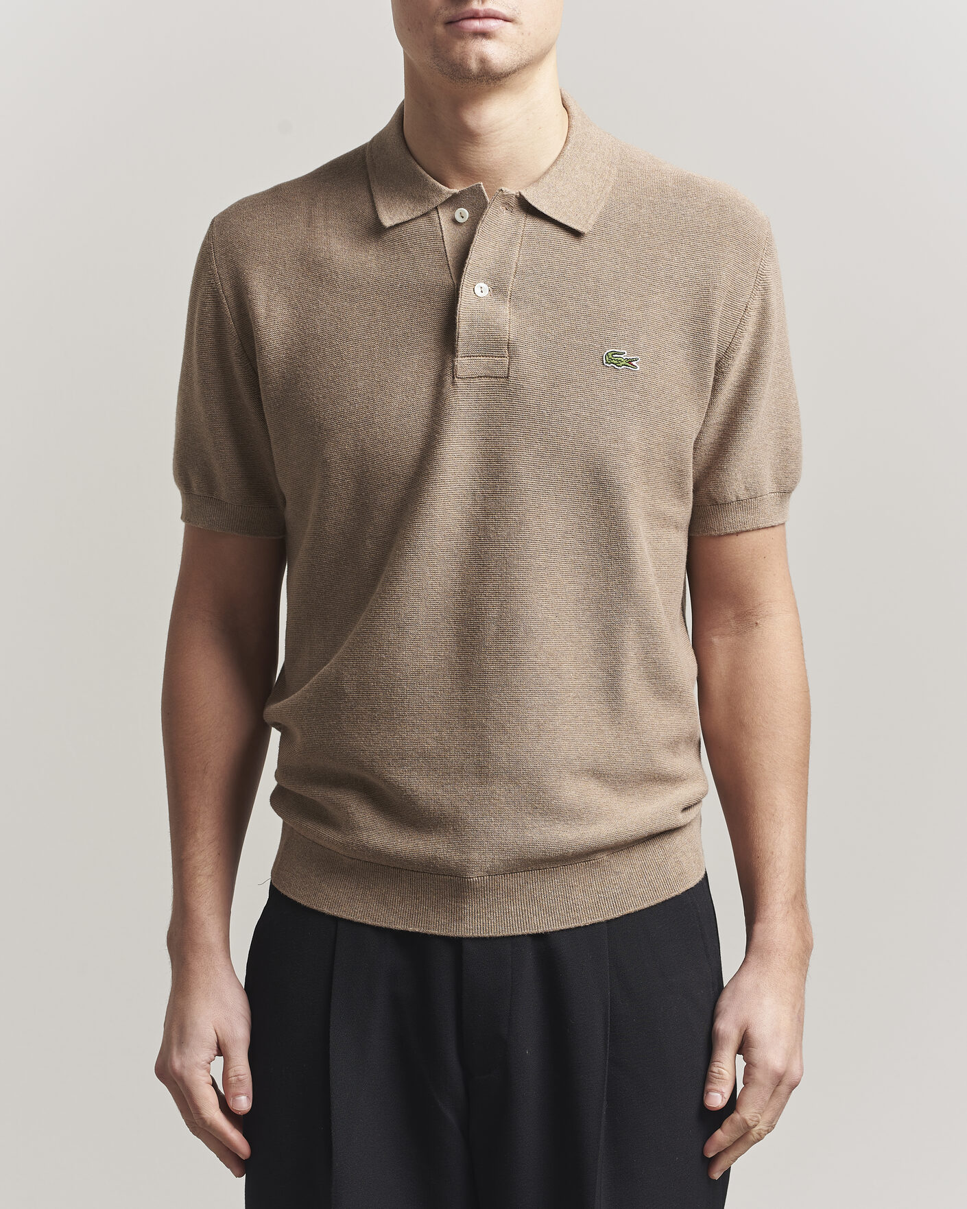 Mies | Pikeet | Lacoste | Cotton Knitted Polo Viennois Heather