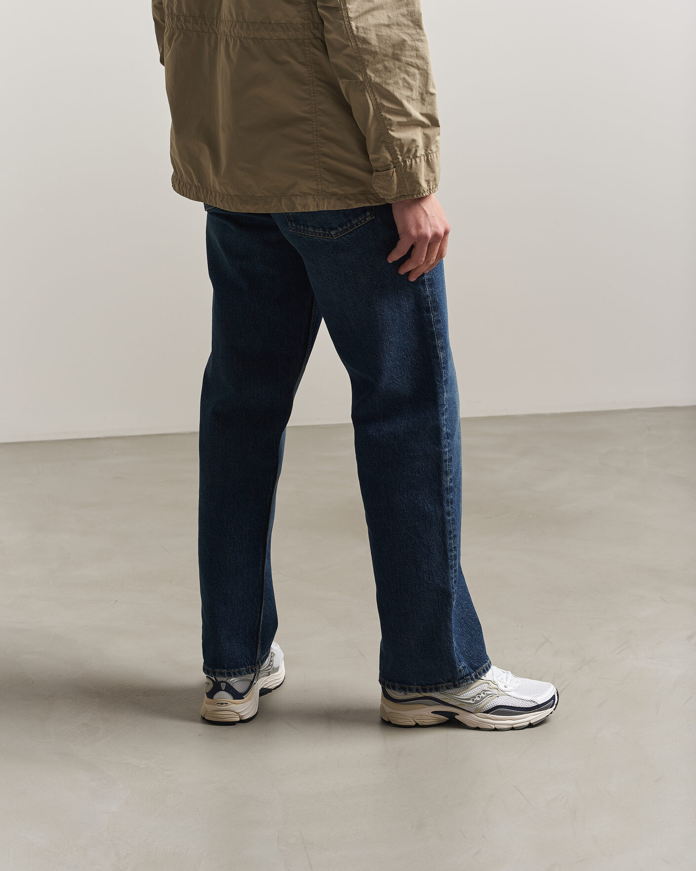 Mies | Tennarit | Saucony | Progrid Omni 9 Running Sneaker White/Navy