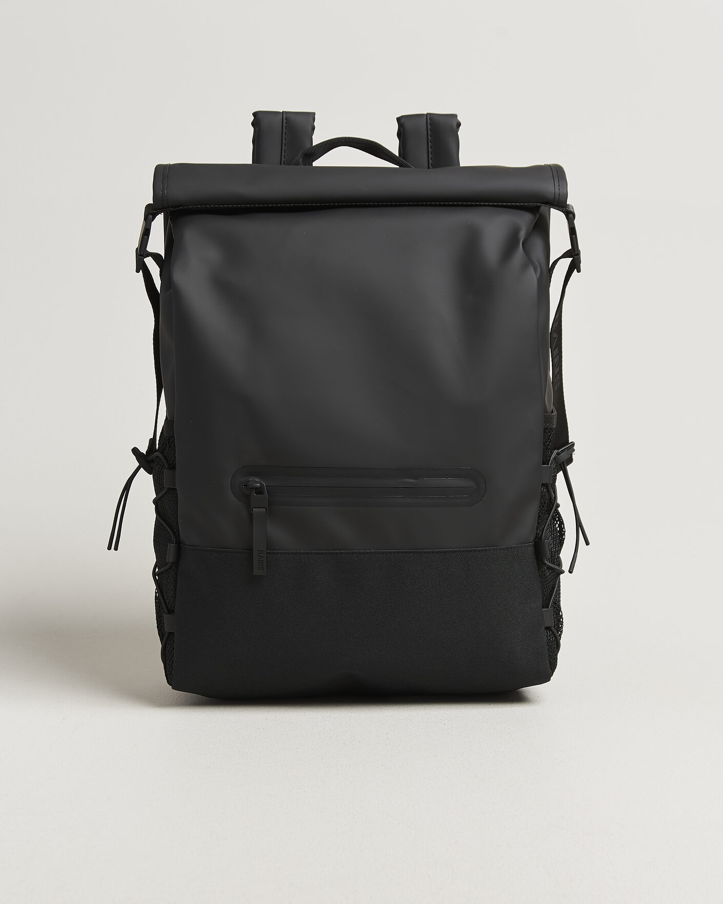 Mies | Laukut | RAINS | Trail Mountaineer Rolltop Backpack Black