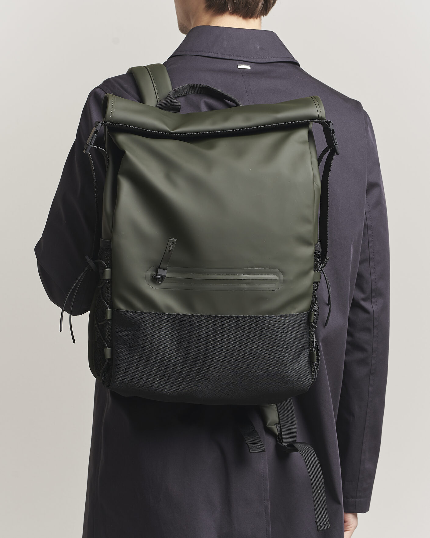 Mies | Laukut | RAINS | Trail Mountaineer Rolltop Backpack Green