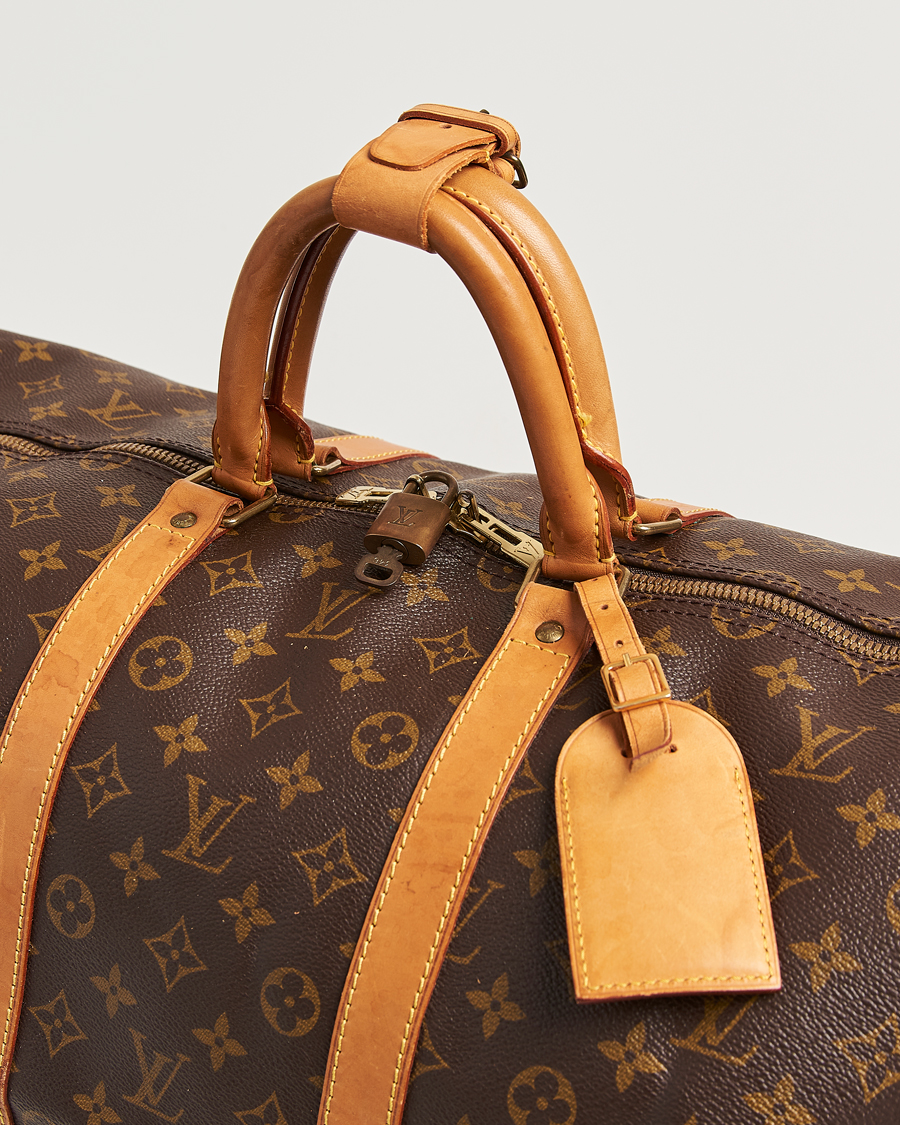 Mies | Pre-Owned & Vintage Bags | Louis Vuitton Pre-Owned | Keepall Bandouliére 55 Monogram