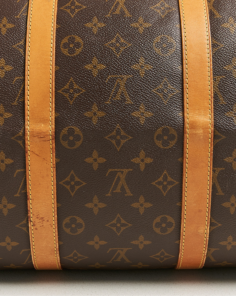 Mies | Pre-Owned & Vintage Bags | Louis Vuitton Pre-Owned | Keepall Bandouliére 55 Monogram